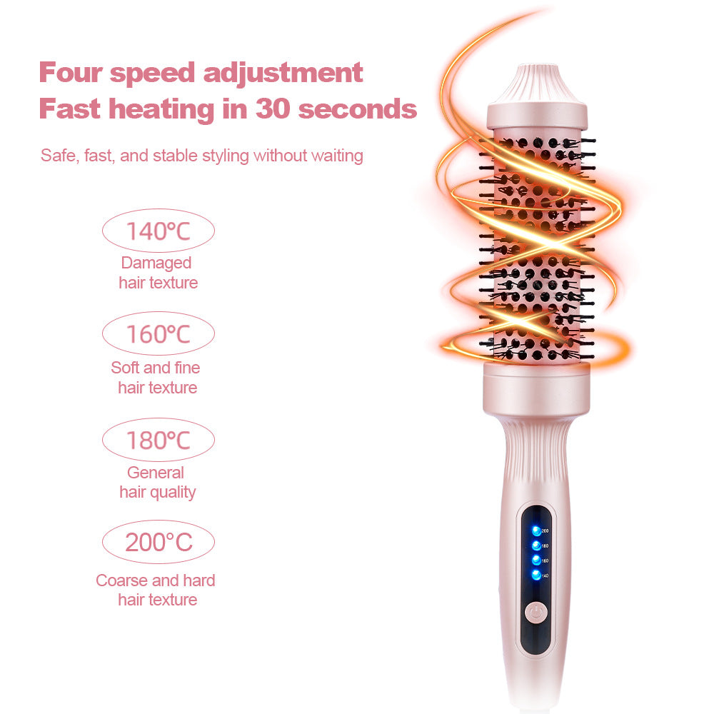 Hair curler volumizing comb