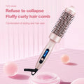 Hair curler volumizing comb